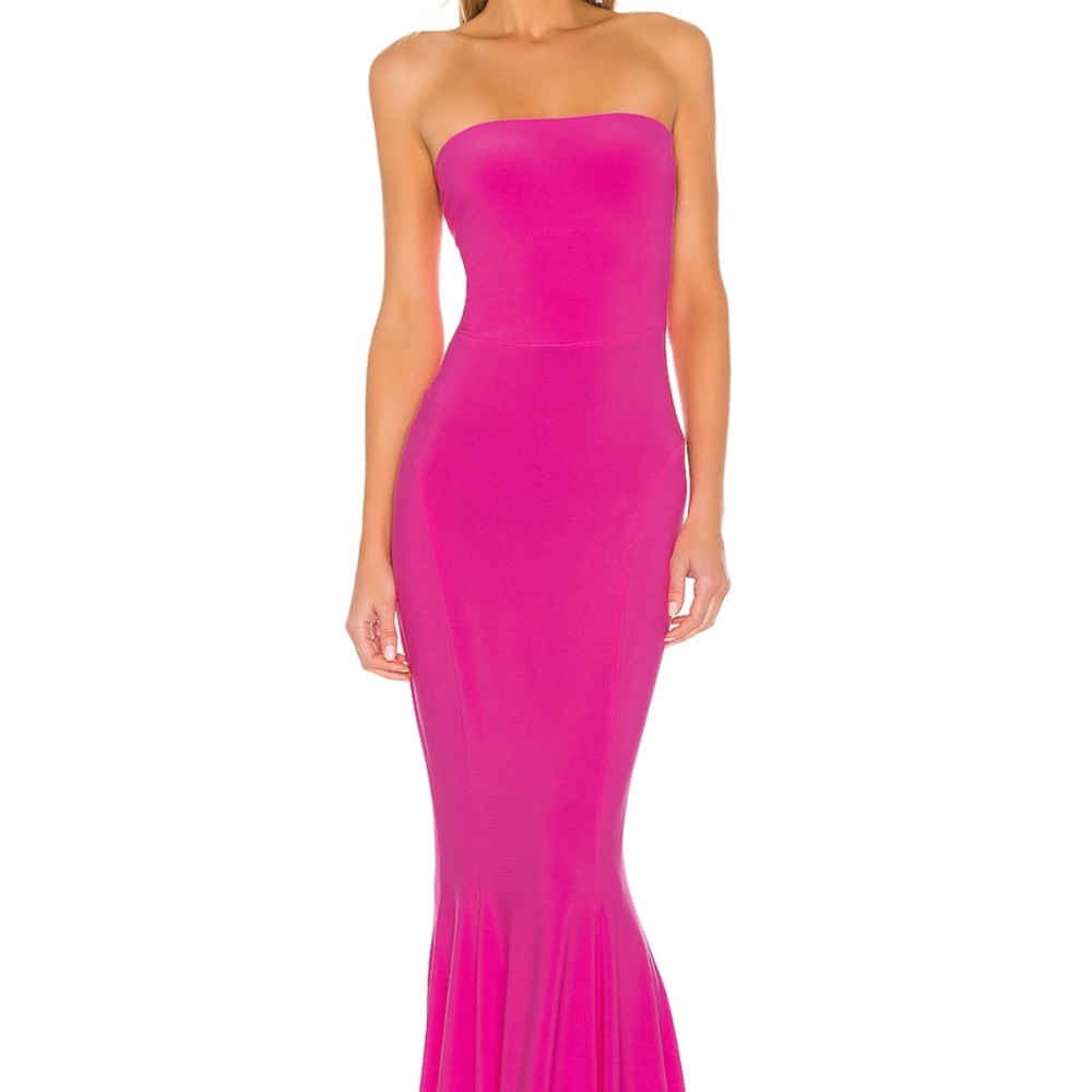 Norman Kamala X REVOLVE Strapless Fishtail Gown
